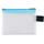 FolderSys Reißverschlussbeutel transparent/hellblau 0,20 cm, 1 St.