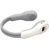 Hängender Nackenventilator, Ohne Rotorblätter, Größenverstellbar, Mit Leistungsanzeige, Tragbar Und Freihändig Nutzbar, Mit 7-farbigem Weißlicht, 5 V Gleichstrom, 2 A