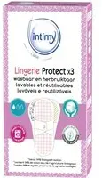 Intimy® Care Lingerie Protect lavables et réutilisables Culotte D'Incontinence 3 pc(s)