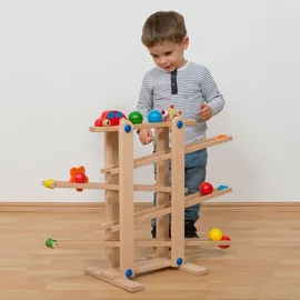 Coemo Kugelbahn Holz 7 mobile Teile