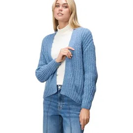 Zero Grobstrickjacke offener Style S,