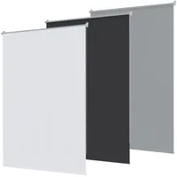 Woltu Verdunklungsrollo Klemmfix 110 x 210 cm Weiß