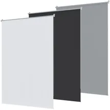UISEBRT Verdunklungsrollo Klemmfix 110 x 210 cm Weiß