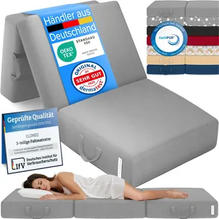 Bestschlaf Gästematratze 75 x 195 x 15 cm H2 Polyester 3 St.