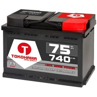 Tokohama Autobatterie 12V 75AH Starterbatterie ersetzt 66Ah 70Ah 72Ah 74Ah 77Ah