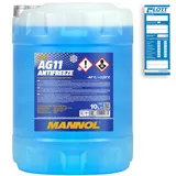 Mannol Kühlerfrostschutz AG11 blau 3 St. 10 l