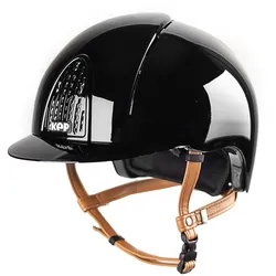 KEP Cromo Smart polish Reithelm hellbraune Riemen