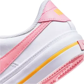 Nike Court Legacy Sneaker Jungen 118 white/coral chalk-laser orange 38.5