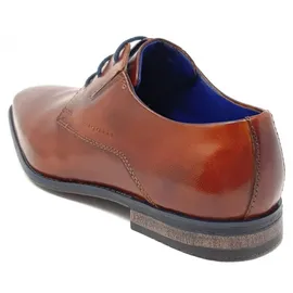 Bugatti Herren Businessschuhe, Männer Business Schnürer,Anzugschuhe,Derby schnürung,Office,büro,Freizeit,Schnuerschuhe,Cognac (6300),45 EU / 10 UK