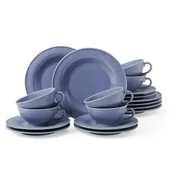 Seltmann Weiden Beat Color Glaze Teeservice 18-teilig - Fliederblau