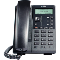 Mitel 6863 SIP Telefon Schnurgebundenes Telefon, VoIP Integrierter Webserver, PoE LC-Display S