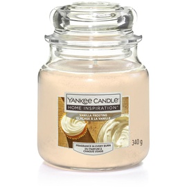 Yankee Candle Home Inspirations Duftkerze Mittleres Glas Vanilla Frosting
