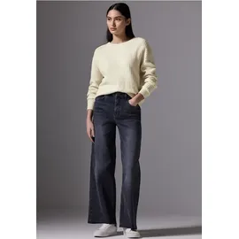 street one studio Pullover mit Struktur Beige XS