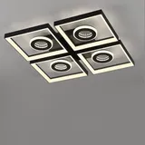 Paul Neuhaus Traforo 1 warmweiß-kaltweiß dimmbar quadratisch schwarz