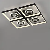 Paul Neuhaus Traforo 1 warmweiß-kaltweiß dimmbar quadratisch schwarz