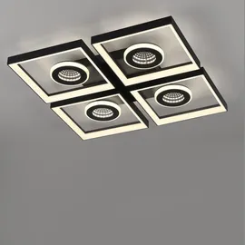 Paul Neuhaus Traforo 1 warmweiß-kaltweiß dimmbar quadratisch schwarz
