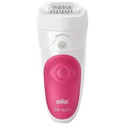 Braun Epilierer Epilierer Himbeer, Weiß: SensoSmart mit Andruckkontrolle