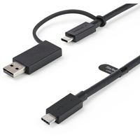 Startech USB-C Kabel mit USB-A Adapter Dongle, 1m (USBCCADP)