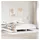 vidaXL Massivholzbett ohne Matratze Weiß 180x200 cm Kiefernholz