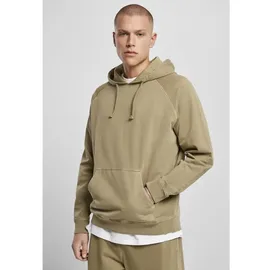 URBAN CLASSICS Overdyed Kapuzenpullover Green Khaki M