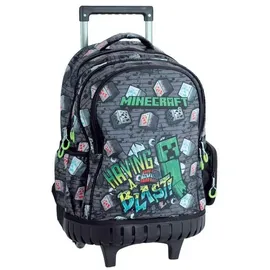 Minecraft Metro Art Rollrucksack, 46 cm Tasche