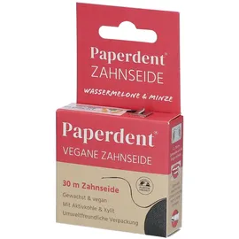 paperdent Zahnseide Vegan Wassermelo.minze gewachst 30m