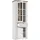 Forte Vitrine Iloppa 76 x 44,3 x 209,8 cm Braun/Weiß