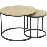 Hela Couchtisch Lindau Braun Eiche 60 x 60 x 45 cm