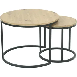 Hela Couchtisch Lindau Braun Eiche 60 x 60 x 45 cm