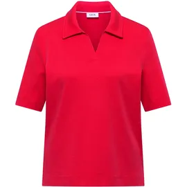 Cecil Damen, Kurzarm Poloshirt in Unifarbe - M