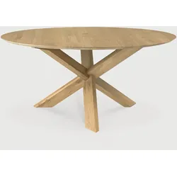 Ethnicraft Circle Indoor Tisch Eichenholz Lackiert - Natur