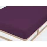 90 x 190- 100 x 200 cm dunkel violett