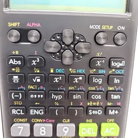 Casio FX-87DE Plus-2 Wissenschaftlicher Taschenrechner schwarz