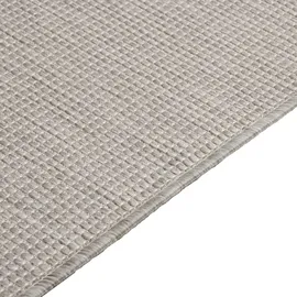 vidaXL Outdoor-Teppich Flachgewebe 160x230 cm Taupe