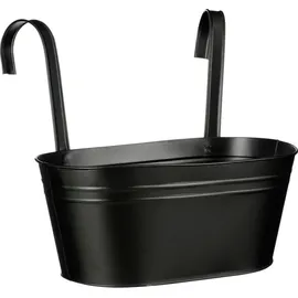 Mica decorations - Topf Joey Eisen 13,5 X 30 X 17 Cm Hängend Schwarz Topf