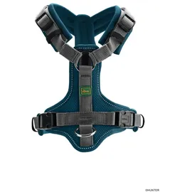 Hunter Maldon Hundegeschirr petrol/grau XS