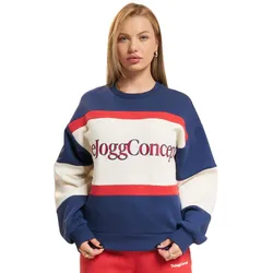 TheJoggConcept Sage Logo Pullover mittelalterlich blau mix - M