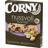 CORNY Nussvoll Nuss & Traube Müsliriegel 4x24g