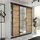 kier furniture Schiebetürenschrank Lamaro 250 x 205 x 59 cm Weiß/Eiche
