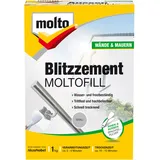 Molto Blitzzement Moltofill Außen- und Innen-Spachtelpulver Grau 1 kg