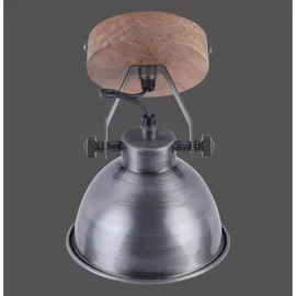 just light. Just Light Samia 1 E14 braun/silber Holz Metall