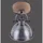 just light. Just Light Samia 1 E14 braun/silber Holz Metall