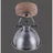 just light. Just Light Samia 1 E14 braun/silber Holz Metall