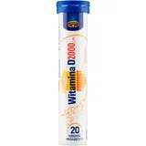 Krüger Nahrungsergänzungsmittel Vitamin D 2000 Protect Zitronengeschmack 84 G (2