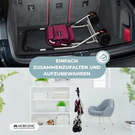 Mobiclinic Einkaufswagen mit Sitz Pink 21 L