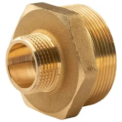 Messing Gewinde-Fitting Reduziernippel 1