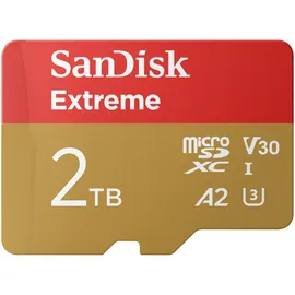 SanDisk Extreme microSDXC 2TB Kit, UHS-I U3,