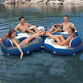 Intex 58854EU - River Run Connect (130x126cm) Floater Poolsessel