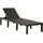vidaXL Sonnenliege 195 x 65 x 0 cm Grau