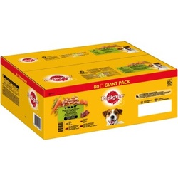 Pedigree Multipack Gemischte Selektion Sauce 80x100g